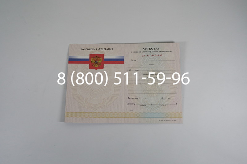 Заказать Аттестат за 11 класс 2007-2010 годов в Нижнем Новгороде