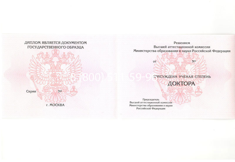 Купить Диплом доктора наук 2007 в Нижнем Новгороде