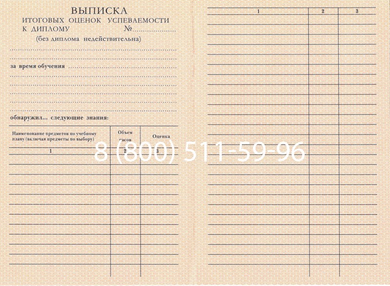 Купить Диплом училища 1995-2006 годов в Нижнем Новгороде